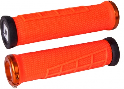 Elite Flow MTB Lock On Grips 130mm - Orange  ODI