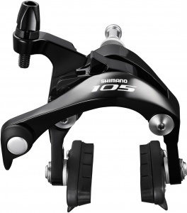 BR-5800 105 brake callipers, 49 mm drop, black, front