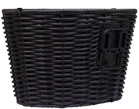 Stockbridge woven plastic basket w/o handle