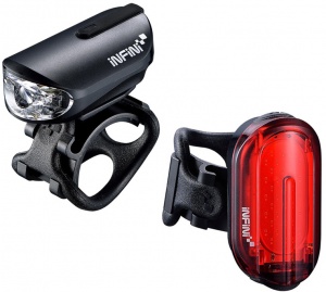 Olley lightset micro USB front and rear lights black