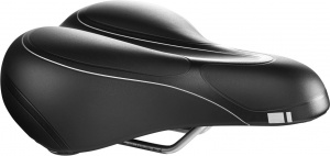 G300 Men's Saddle, Suspension Gel, Black